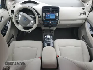 2011 Nissan LEAF SL with VIN JN1AZ0CP8BT002070, listed as a Copart auction lot 71450564 with 55,295 mi miles and Salvage Title. Bid and sale history available at carsss.com. Image 8.