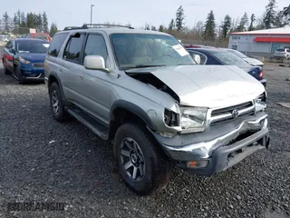1999 Toyota 4Runner SR5 with VIN JT3HN86R0X0196528, listed as a IAAI auction lot 41666499 with 294,216 mi miles. Bid and sale history available at carsss.com. Image 1.