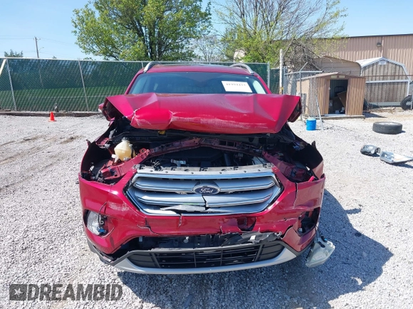 2017 Ford Escape Titanium with VIN 1FMCU0J93HUB20552, listed as a IAAI auction lot 41994433 with 55,772 mi miles. Bid and sale history available at carsss.com. Image 13.