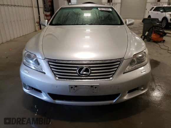 2010 Lexus LS 460 L with VIN JTHDL5EF4A5001206, listed as a Copart auction lot 43174595 with 160,205 mi miles and Clean title. Bid and sale history available at DreamBid. Image 5.