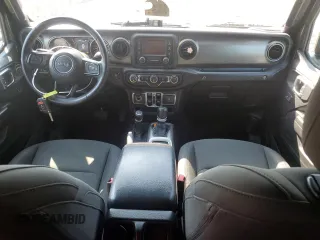 2018 Jeep Wrangler Unlimited Sport with VIN 1C4HJXDG4JW120883, listed as a Copart auction lot 62215845 with 58,632 mi miles and Salvage title. Bid and sale history available at DreamBid. Image 8.