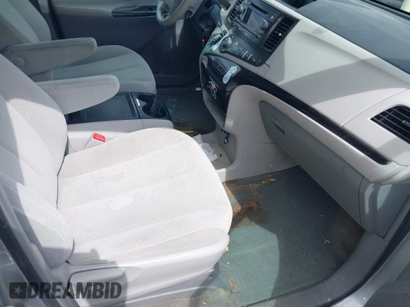 2013 Toyota Sienna LE AAS with VIN 5TDKK3DC3DS402574, listed as a IAAI auction lot 42272047 with 142,938 mi miles and . Bid and sale history available at DreamBid. Image 5.