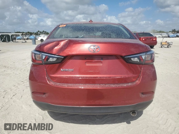2019 Toyota Yaris L with VIN 3MYDLBYV0KY517734, listed as a Copart auction lot 54540125 with 83,520 mi miles and Non repairable. Bid and sale history available at DreamBid. Image 6.