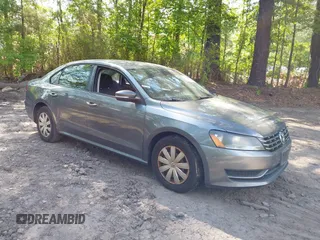 2013 Volkswagen Passat S with VIN 1VWAP7A38DC133589, listed as a IAAI auction lot 42187123 with 201,425 mi miles and . Bid and sale history available at DreamBid. Image 1.