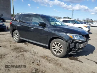 2016 Nissan Pathfinder S with VIN 5N1AR2MM9GC620823, listed as a Copart auction lot 50542215 with 165,409 mi miles and Salvage Title. Bid and sale history available at carsss.com. Image 4.