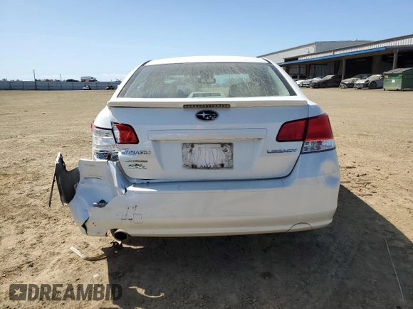 2013 Subaru Legacy Premium with VIN 4S3BMCC66D3043339, listed as a Copart auction lot 52155975 with 183,301 mi miles and Salvage title. Bid and sale history available at DreamBid. Image 6.