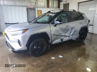 2024 Toyota RAV4 Hybrid XSE with VIN 2T3E6RFVXRW081223, listed as a Copart auction lot 42163285 with 2,167 mi miles and Salvage Title. Bid and sale history available at DreamBid. Image 1.
