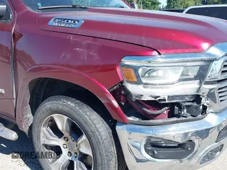 2019 Ram 1500 Laramie with VIN 1C6SRFJT2KN677400, listed as a IAAI auction lot 42441010 with 76,750 mi miles and . Bid and sale history available at DreamBid. Image 6.
