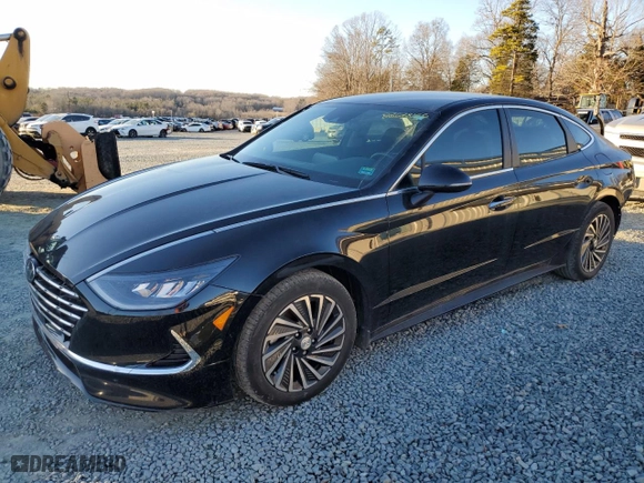2022 Hyundai Sonata Hybrid SEL with VIN KMHL34JJ5NA039280, listed as a Copart auction lot 88688155 with 36,518 mi miles and Salvage Title. Bid and sale history available at carsss.com. Image 1.