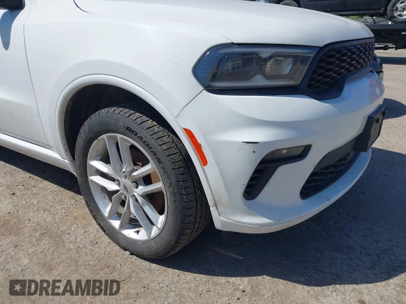 2022 Dodge Durango GT Plus z VIN 1C4RDJDGXNC219398, wystawiony jako IAAI lot #42158459 z przebiegiem 57 649 mil mil oraz . Historia ofert i sprzedaży dostępna na DreamBid. Obrazek 6.
