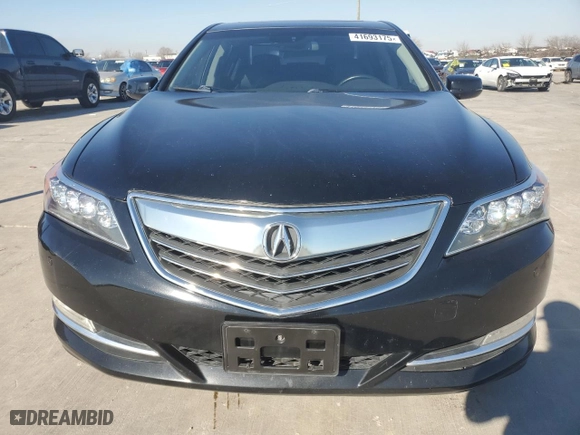 2014 Acura RLX Advance Pkg with VIN JH4KC1F94EC005153, listed as a Copart auction lot 41693175 with 124,550 mi miles and Clean Title. Bid and sale history available at carsss.com. Image 5.