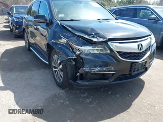 2016 Acura MDX w/Tech with VIN 5FRYD4H4XGB044488, listed as a IAAI auction lot 41963890 with 168,386 mi miles. Bid and sale history available at carsss.com. Image 6.