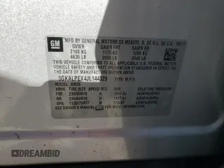 2018 GMC Terrain SLT with VIN 3GKALPEX4JL144329, listed as a Copart auction lot 47126445 with 27,538 mi miles and Salvage Title. Bid and sale history available at carsss.com. Image 13.
