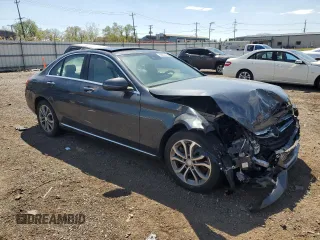 2016 Mercedes-Benz C 300 Luxury with VIN 55SWF4KB8GU116460, listed as a Copart auction lot 55850445 with 116,553 mi miles and Salvage title. Bid and sale history available at DreamBid. Image 4.