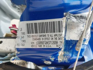 2019 Ram 1500 Tradesman z VIN 1C6RR6FG0KS712690, wystawiony jako IAAI lot #42227307 z przebiegiem Nie podano mil oraz . Historia ofert i sprzedaży dostępna na DreamBid. Obrazek 9.