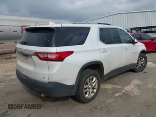 2018 Chevrolet Traverse LT Cloth z VIN 1GNERGKW8JJ279285, wystawiony jako IAAI lot #41795111 z przebiegiem 261 975 mil mil oraz . Historia ofert i sprzedaży dostępna na DreamBid. Obrazek 4.