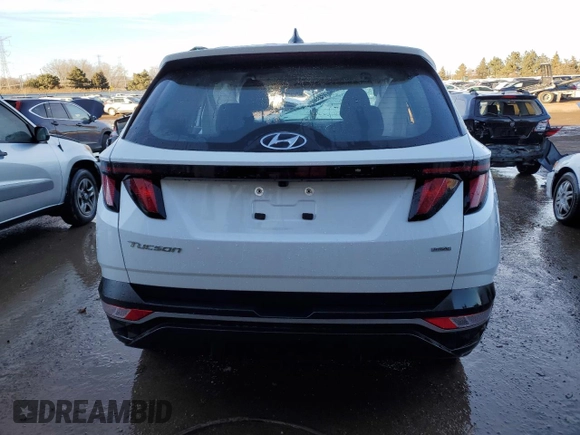 2024 Hyundai Tucson SE with VIN 5NMJACDE0RH346765, listed as a Copart auction lot 42557145 with 0 mi miles and Salvage Title. Bid and sale history available at carsss.com. Image 6.