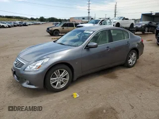 2015 Infiniti Q40 with VIN JN1CV6ARXFM650084, listed as a Copart auction lot 66079924 with 80,983 mi miles and Salvage Title. Bid and sale history available at carsss.com. Image 1.