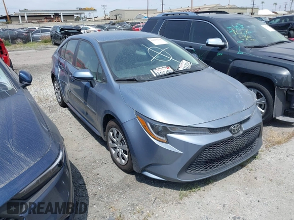 2022 Toyota Corolla LE with VIN 5YFEPMAE9NP305268, listed as a IAAI auction lot 41885120 with 32,304 mi miles. Bid and sale history available at carsss.com. Image 1.