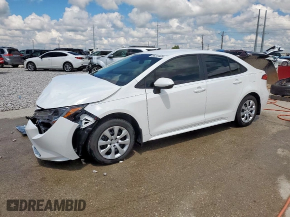 2024 Toyota Corolla LE with VIN 5YFB4MDE8RP207961, listed as a Copart auction lot 56241405 with 4,863 mi miles and Salvage title. Bid and sale history available at DreamBid. Image 1.