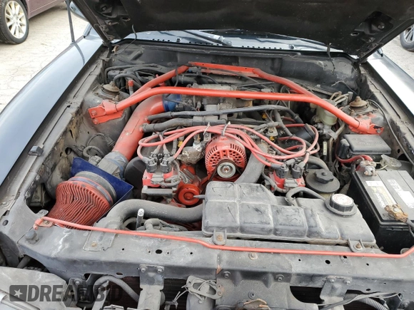 1996 Ford Mustang GT with VIN 1FALP45X6TF166049, listed as a Copart auction lot 77208004 with 186,273 mi miles and Clean Title. Bid and sale history available at carsss.com. Image 11.
