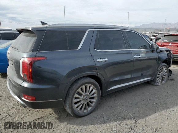 2020 Hyundai Palisade Limited z VIN KM8R54HEXLU052728, wystawiony jako Copart lot #42217215 z przebiegiem 55 199 mil mil oraz Szkoda całkowita • Salvage title. Historia ofert i sprzedaży dostępna na DreamBid. Obrazek 3.