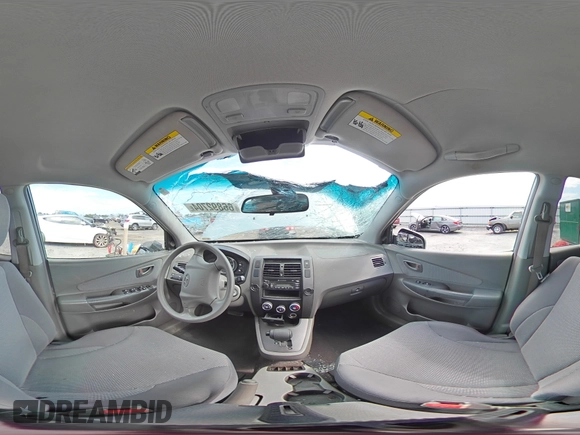 2007 Hyundai Tucson GLS with VIN KM8JM12B27U493059, listed as a Copart auction lot 66892704 with 36,562 mi miles and Salvage Title. Bid and sale history available at carsss.com. Image 14.