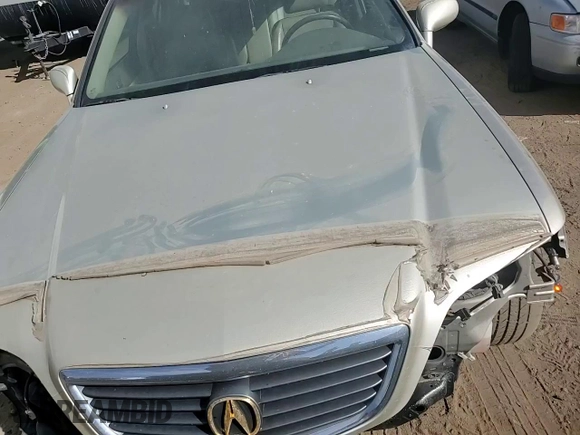 2003 Acura RL w/Navigation System with VIN JH4KA96653C001216, listed as a Copart auction lot 75018234 with 156,915 mi miles and Salvage Title. Bid and sale history available at carsss.com. Image 11.