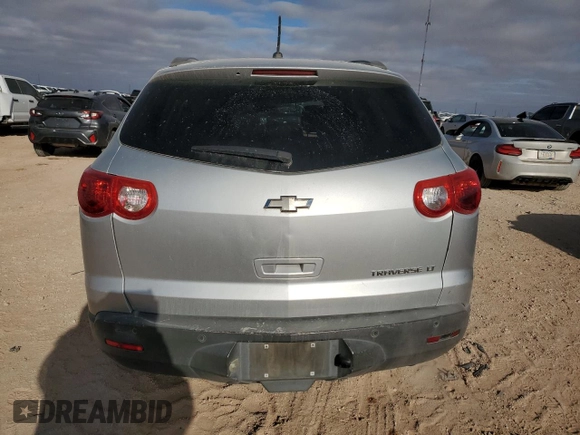 2012 Chevrolet Traverse 1LT with VIN 1GNKRGED4CJ363362, listed as a Copart auction lot 45903905 with 143,053 mi miles and Salvage Title. Bid and sale history available at DreamBid. Image 6.