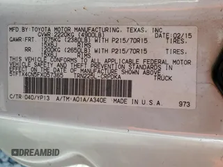 2015 Toyota Tacoma z VIN 5TFTX4CN5FX057365, wystawiony jako Copart lot #53960245 z przebiegiem 174 772 mil mil oraz Szkoda całkowita • Salvage title. Historia ofert i sprzedaży dostępna na DreamBid. Obrazek 12.