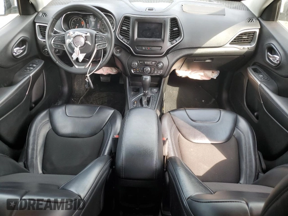 2020 Jeep Cherokee Latitude Plus with VIN 1C4PJLLB9LD625987, listed as a Copart auction lot 55484324 with 67,452 mi miles and Salvage Title. Bid and sale history available at carsss.com. Image 8.
