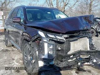 2023 Hyundai Palisade Calligraphy z VIN KM8R7DGE8PU534745, wystawiony jako IAAI lot #41387513 z przebiegiem 36 036 mil mil oraz . Historia ofert i sprzedaży dostępna na DreamBid. Obrazek 1.