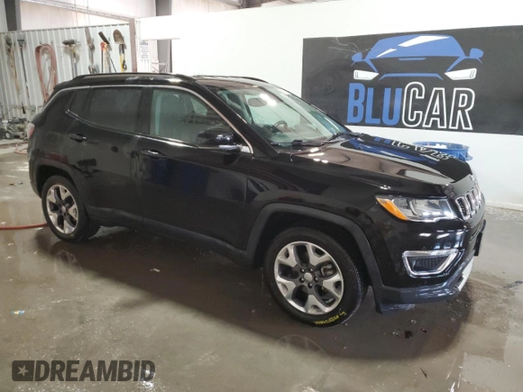 2020 Jeep Compass Limited z VIN 3C4NJCCB0LT229724, wystawiony jako Copart lot #53518055 z przebiegiem 74 623 mil mil oraz Czysty tytuł • Clean title. Historia ofert i sprzedaży dostępna na DreamBid. Obrazek 4.