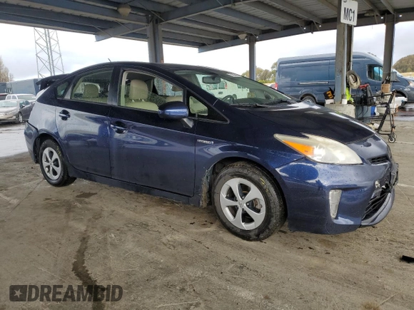 2013 Toyota Prius One with VIN JTDKN3DU6D0348254, listed as a Copart auction lot 51290865 with 174,689 mi miles and Salvage Title. Bid and sale history available at DreamBid. Image 4.