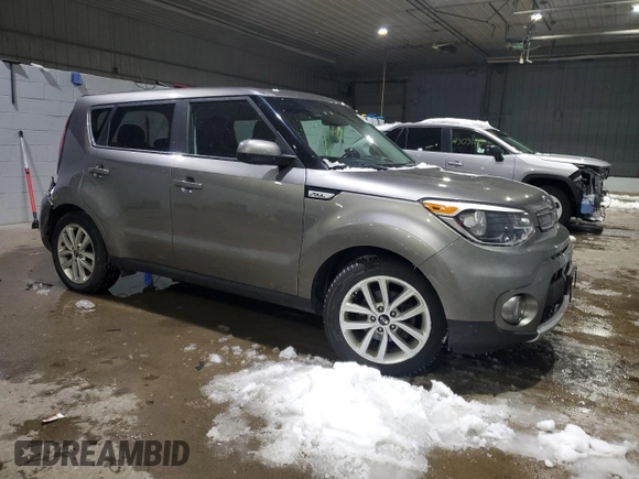 2018 Kia Soul + with VIN KNDJP3A58J7603718, listed as a Copart auction lot 45854675 with 107,169 mi miles and Salvage Title. Bid and sale history available at DreamBid. Image 4.