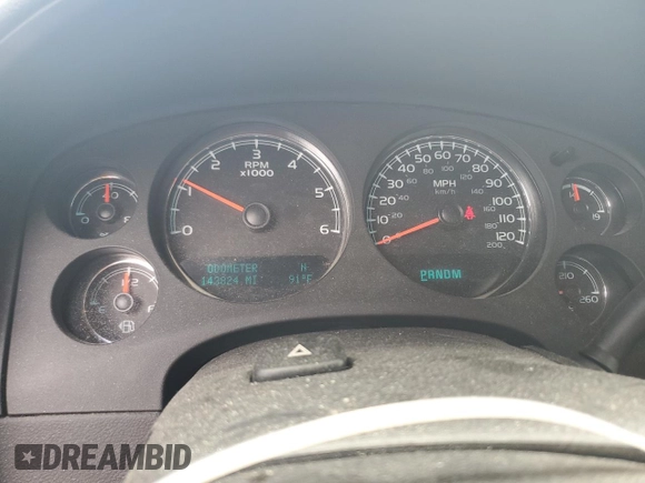 2011 Chevrolet Tahoe LS with VIN 1GNSCAE08BR394917, listed as a Copart auction lot 60470395 with 143,824 mi miles and Salvage title. Bid and sale history available at DreamBid. Image 9.