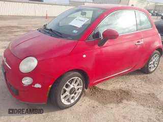 2015 FIAT 500 Pop with VIN 3C3CFFAR5FT623853, listed as a IAAI auction lot 42746661 with 97,217 mi miles and . Bid and sale history available at DreamBid. Image 2.