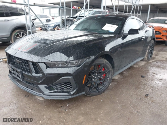 2024 Ford Mustang GT with VIN 1FA6P8CF5R5420282, listed as a IAAI auction lot 41523614 with 13,980 mi miles. Bid and sale history available at carsss.com. Image 18.