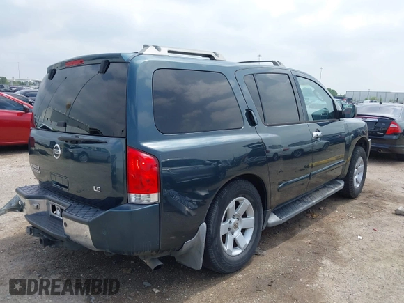 2004 Nissan Armada LE z VIN 5N1AA08B44N711907, wystawiony jako IAAI lot #41908979 z przebiegiem 239 632 mil mil oraz . Historia ofert i sprzedaży dostępna na DreamBid. Obrazek 4.