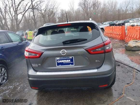 2022 Nissan Rogue Sport SL with VIN JN1BJ1CV7NW349294, listed as a IAAI auction lot 41728547 with 50,965 mi miles. Bid and sale history available at carsss.com. Image 16.