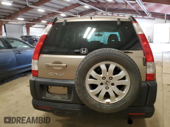 2005 Honda CR-V EX with VIN SHSRD78835U328965, listed as a Copart auction lot 53976975 with 175,515 mi miles and Salvage Title. Bid and sale history available at DreamBid. Image 6.
