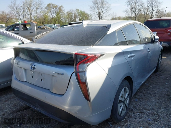 2018 Toyota Prius Two with VIN JTDKBRFU8J3059458, listed as a IAAI auction lot 41955459 with 181,787 mi miles and . Bid and sale history available at carsss.com. Image 4.
