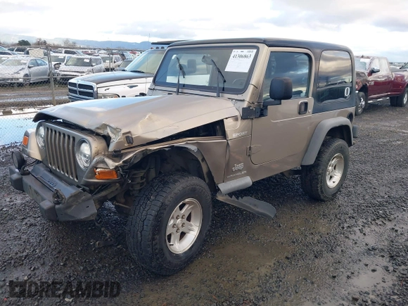 2004 Jeep Wrangler Sport with VIN 1J4FA49S94P711531, listed as a IAAI auction lot 41306863 with 143,720 mi miles and . Bid and sale history available at DreamBid. Image 20.