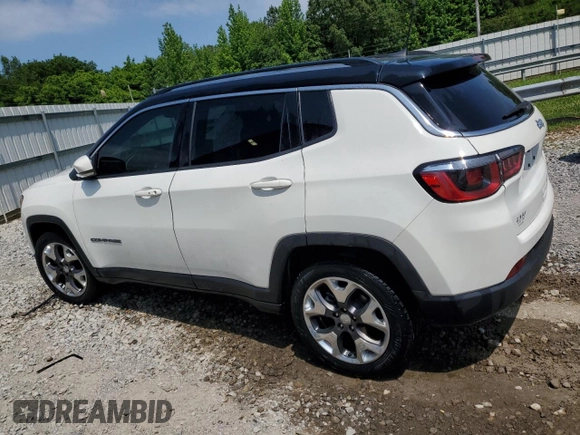 2020 Jeep Compass Limited with VIN 3C4NJCCB8LT108214, listed as a Copart auction lot 58131145 with 90,445 mi miles and Clean title. Bid and sale history available at DreamBid. Image 2.