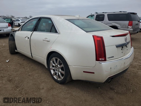 2009 Cadillac CTS AWD z VIN 1G6DT57V390101668, wystawiony jako Copart lot #83592544 z przebiegiem 107 368 mil mil oraz Szkoda całkowita • Salvage title. Historia ofert i sprzedaży dostępna na DreamBid. Obrazek 2.