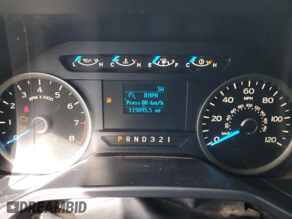 2015 Ford F-150 XLT with VIN 1FTEW1C84FKD37859, listed as a Copart auction lot 45600765 with 119,095 mi miles and Salvage Title. Bid and sale history available at carsss.com. Image 9.