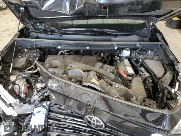 2022 Toyota RAV4 XLE with VIN 2T3P1RFV5NW308979, listed as a Copart auction lot 60346855 with 27,626 mi miles and Salvage title. Bid and sale history available at DreamBid. Image 12.