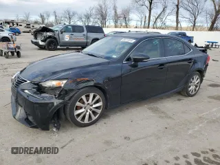 2015 Lexus IS 250 with VIN JTHBF1D22E5025693, listed as a Copart auction lot 85611514 with 99,519 mi miles and Salvage Title. Bid and sale history available at carsss.com. Image 1.