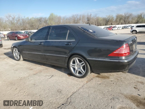 2002 Mercedes-Benz S-Class 5.0L with VIN WDBNG75J42A282103, listed as a Copart auction lot 50772425 with 150,864 mi miles and Clean Title. Bid and sale history available at carsss.com. Image 2.