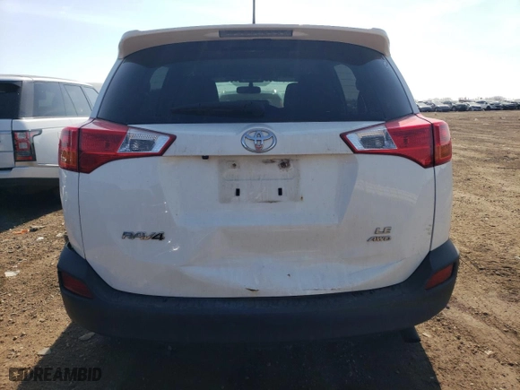 2015 Toyota RAV4 LE with VIN JTMBFREV3FJ043590, listed as a Copart auction lot 53030355 with 219,287 mi miles and Clean Title. Bid and sale history available at carsss.com. Image 6.